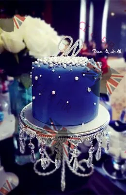 

2piece/Lot Cake Tray Dessert Wedding Dessert Set Cake Rack Silver Focus Diameter 12inch High 8inch