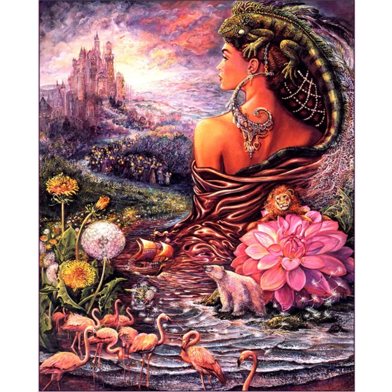 5D Multi-style character Decorative Painting Diy Diamond Cross Stitch Embroidery Mosaic Home Decor | Дом и сад