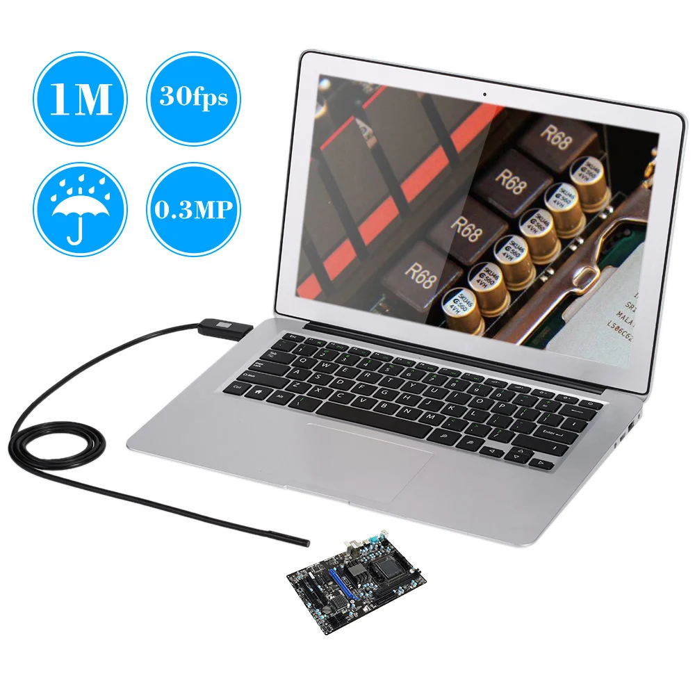 Автомобильный диагностический сканер Android OTG USB бороскоп для осмотра 5 м 2 1 6