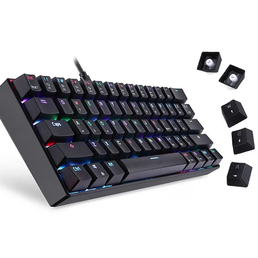 MOTO speed CK61 NKRO механическая клавиатура RGB подсветка с переключателем Kailh BOX игровая 2