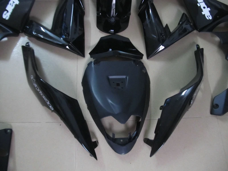 Комплект пластиковых обтекателей для мотоцикла Kawasaki Ninja ZX10R 08 09 черно-белые