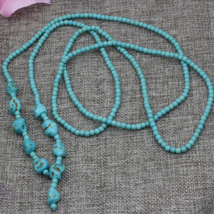 Длинное ожерелье цепь себе украшения для Женская мода Винтаж Богемия Calaite