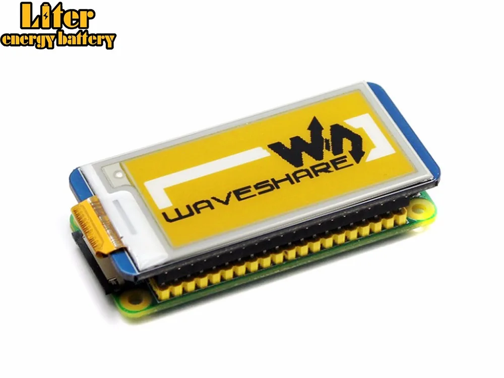 Waveshare2.13inch e Paper HAT (C) 212x104 E paper для Raspberry Pi2B/3B/Zero W желтый черный белый трехцветный