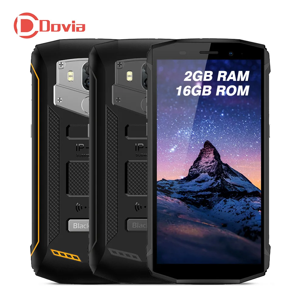 Blackview BV5800 PRO 4G Android 8 1 5 дюймов MT6739 4 ядра ГГц 2 ГБ + 16 13.0MP 0.3MP сзади Камера IP68