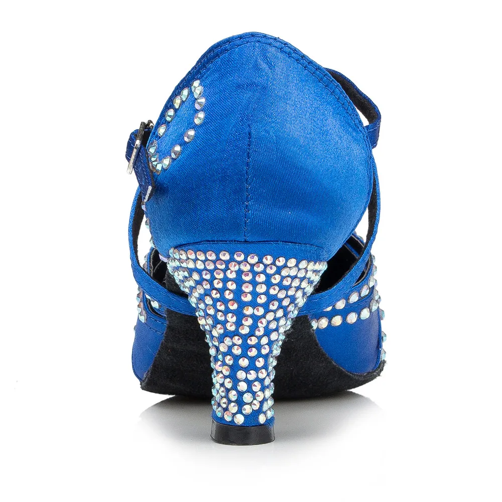 Взрослых женщин с square dance Танцевальная обувь Баотоу мягкое дно танцы синий черный