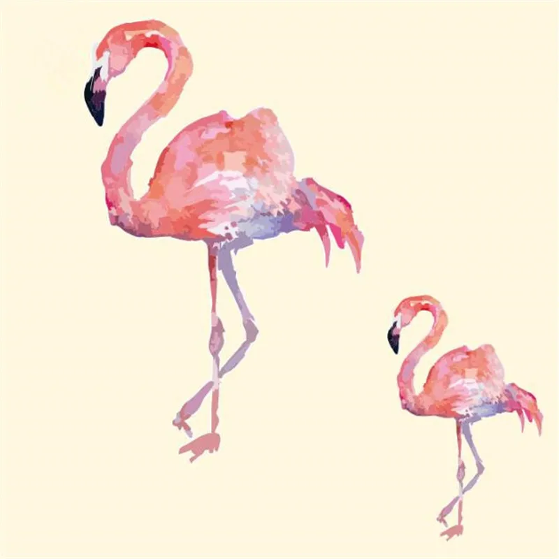 T shirt heat transfer printing 325mm pink flamingo pvc patch for clothes iron on flower patches clothing stickers | Дом и сад
