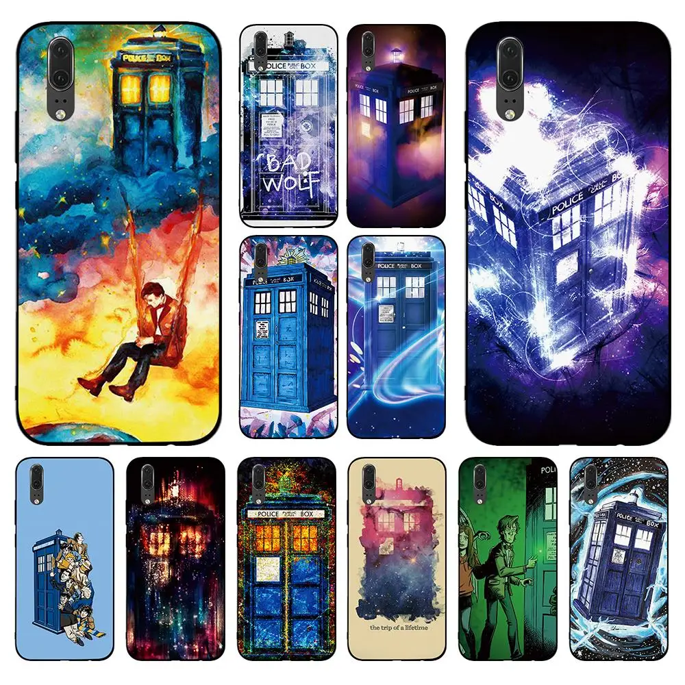 Doctor who tardis мягкий чехол для huawei Honor 6A 7A 3GB Pro 7X 8X 8C 10 Lite Note 10|Чехлы-накладки| |