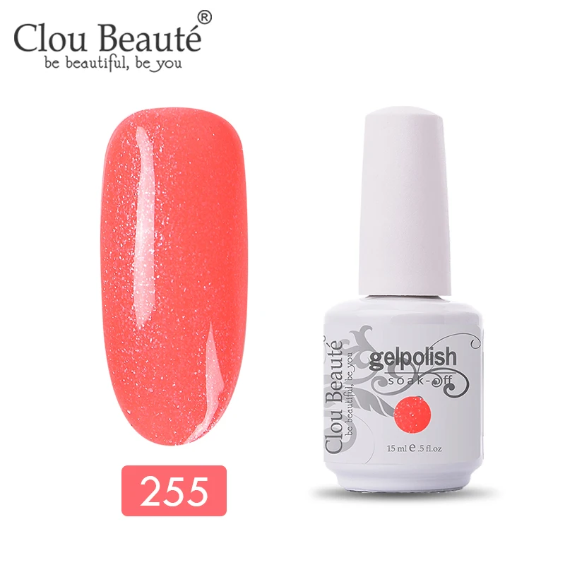 11255 Clou Beaute 47 цветов УФ-гель для ногтей Топ УФ светодиодный гель лак для ногтей Гибридный Полупостоянный Гель-лак для ногтей - Цвет: 11255