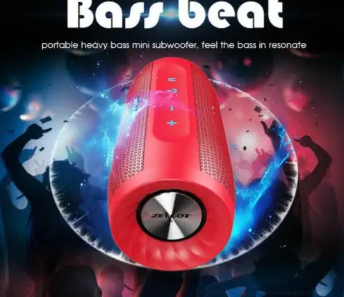 ZEALOT S8 портативный динамик жесткое управление Bluetooth s HiFi 3D стерео беспроводной