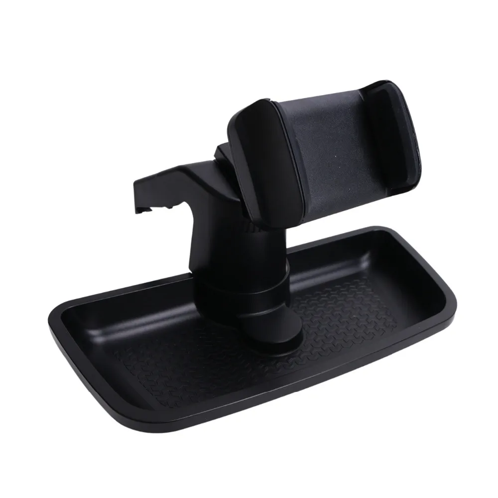 Черный держатель для мобильного телефона с креплением на приборную панель