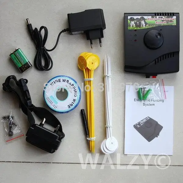 Водонепроницаемый Электронный забор для собак W227 Shock с 1 ошейником собаки|w227 dog