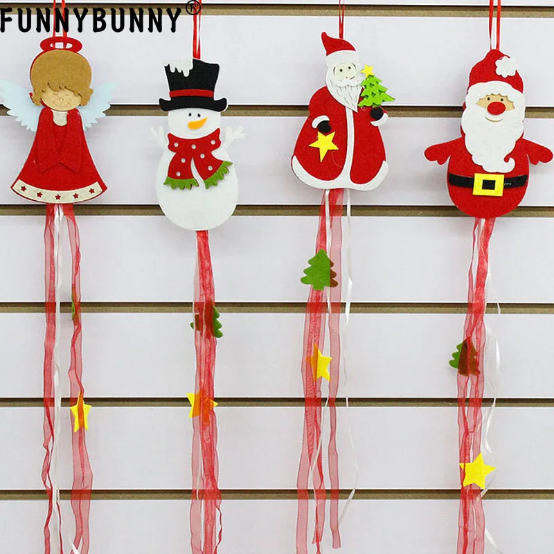 FUNNYBUNNY креативные рождественские украшения Нетканая Рождественская елка Санта