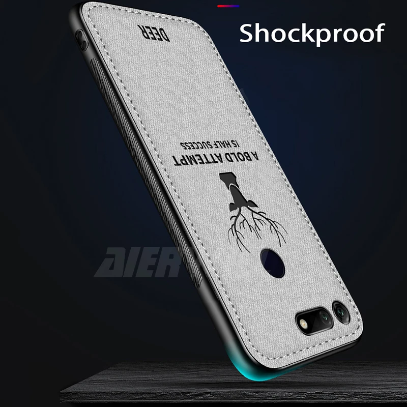 Тканевый чехол для huawei Honor вид 20 мягкий каркас ткань с эффектом потертости