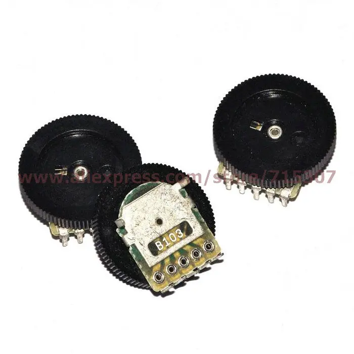 PHISCALE 50 шт. 16*2/16x 2 дуплексная передача/стрелочный потенциометр 10K 5pin|potentiometer 10k|gear