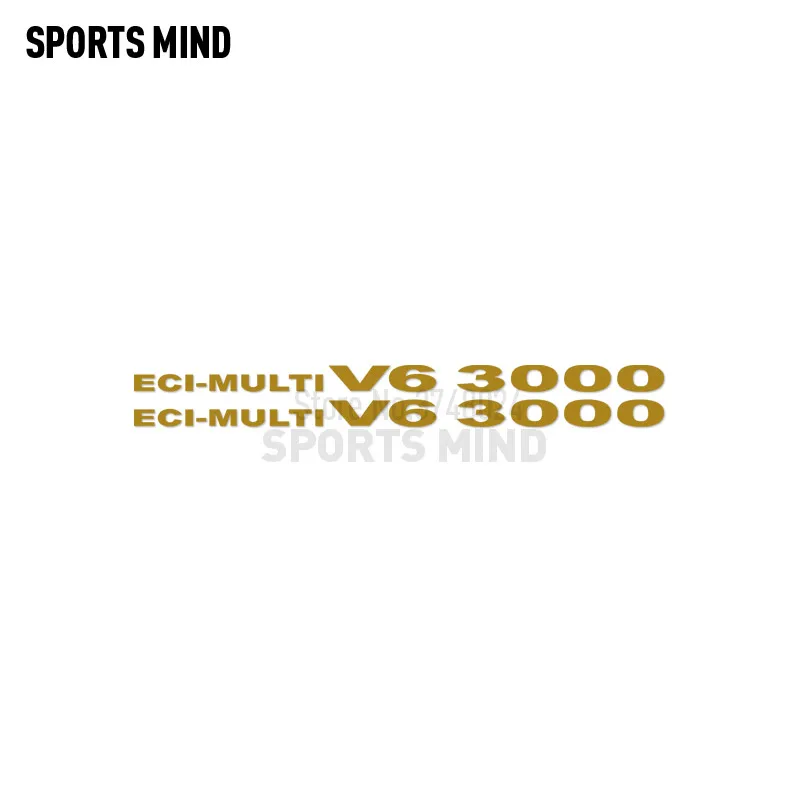 

2 X ECI-multi V6 3000 для Mitsubishi Pajero Shogun Montero Side MK2 V20, аксессуары, автомобильные наклейки, наклейки, автомобильный Стайлинг