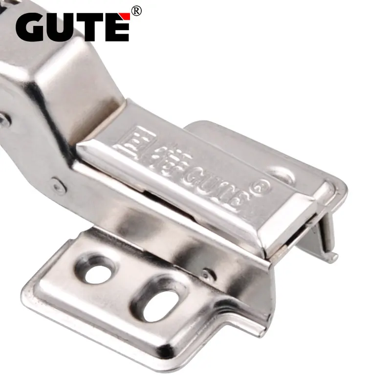 GUTE Damper Hydraulic Cabinet Hinge Rust Proof Cold-rolled Steel Door Iron Core Cupboard Furniture Soft Close | Обустройство дома