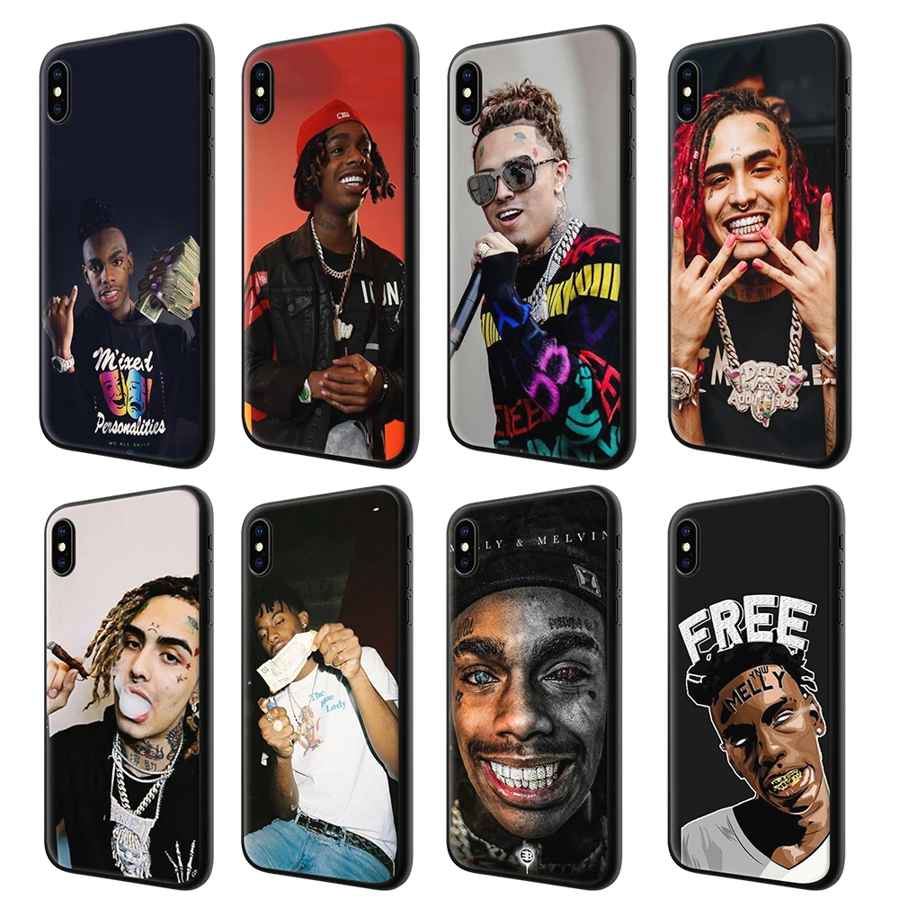 WEBBEDEPP Ynw Melly Scarlxrd чехол из ТПУ для Apple iPhone 6 6S 7 8 Plus 5 5S SE X XS MAX XR мягкий | Мобильные