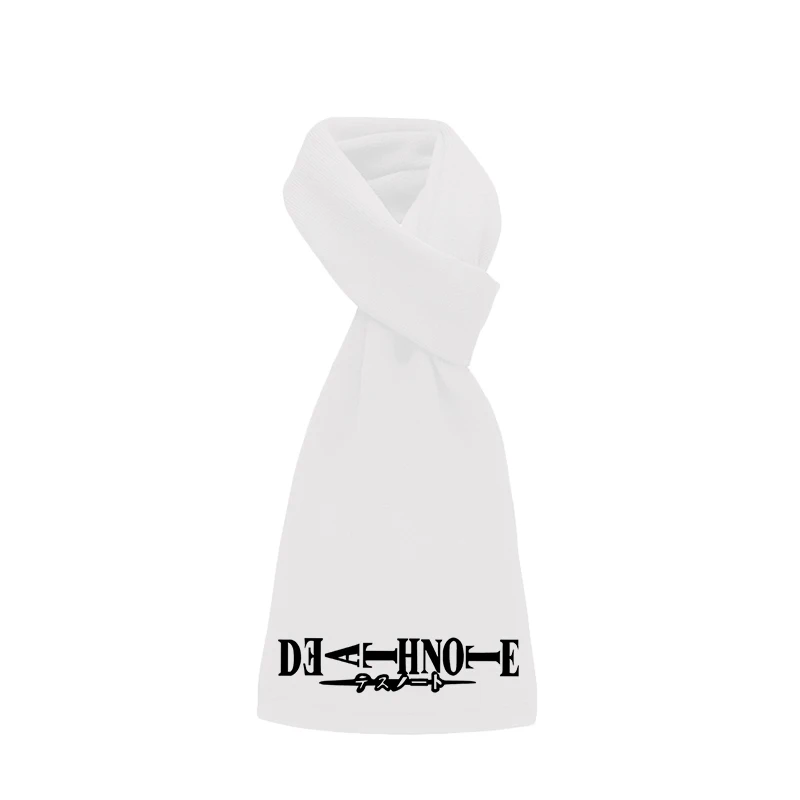 Anime Death Note L Lawliet Ryuuku Warp-knitted Velvet Scarf Winter Warm Fleece Scarves Cosplay Shawl Neckerchief Muffler Gift |