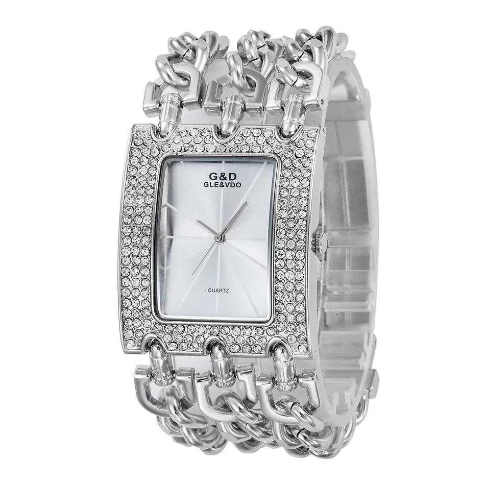 Новинка 2017 года Повседневное Часы Для женщин браслет часы женские кварцевые