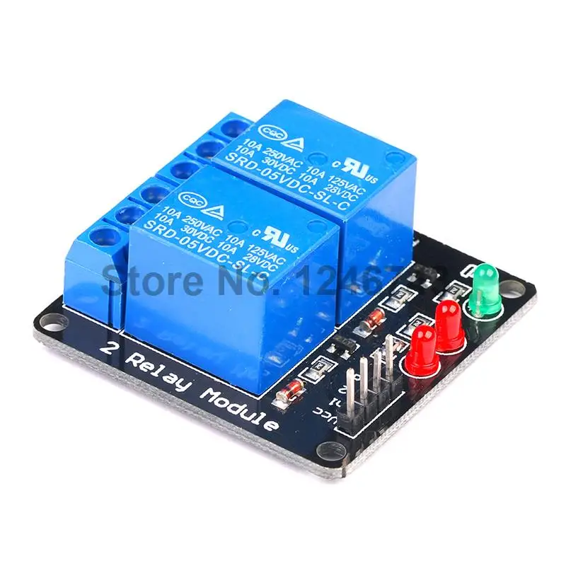 2 канала 5 V Модуль реле с лампой низкий уровень триггера доске | Обустройство дома
