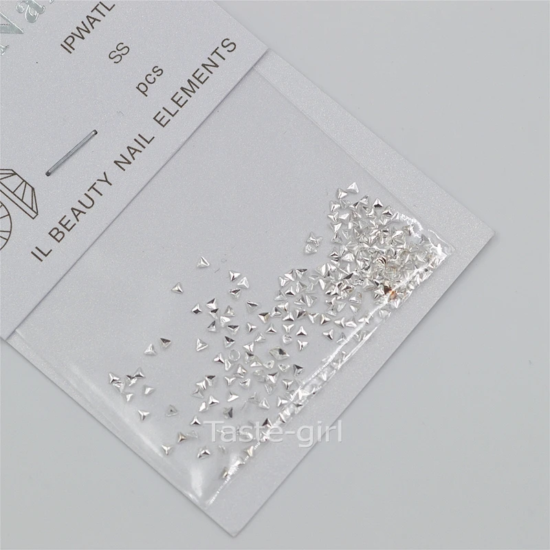 Высокое качество 4 упаковки Серебряный 3D металлический квадратный круглый