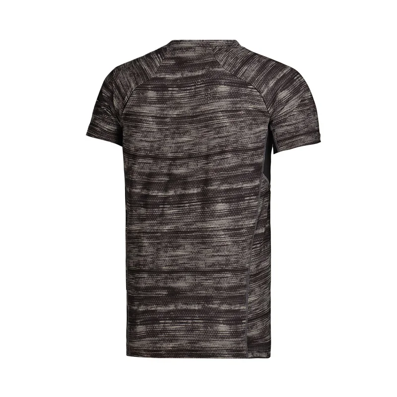 Li-Ning мужские футболки для тренировок ATDRY с коротким рукавом дышащей подкладкой