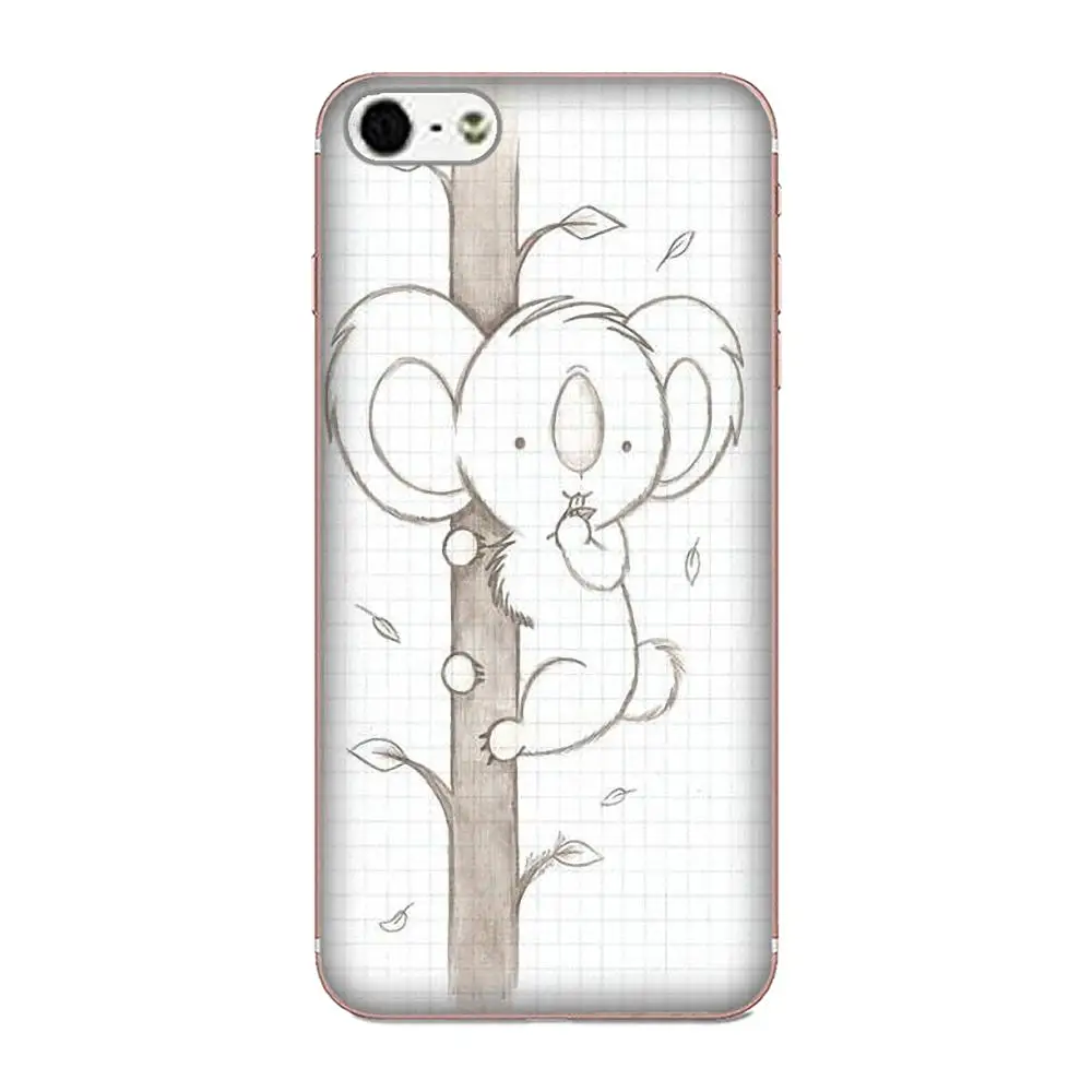 Коала для Galaxy Alpha Core Note 2 3 4 S2 A10 A20 A20E A30 A40 A50 A60 A70 M10 M20 M30 Coque Прозрачный чехол для телефона из мягкой - Цвет: as picture