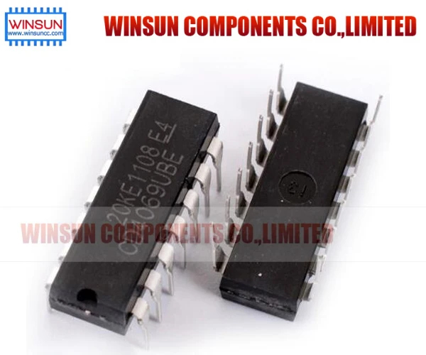100 шт. CD4069UBE DIP14 CD4069U DIP CD4069 Новый и оригинальный|Соединители| |
