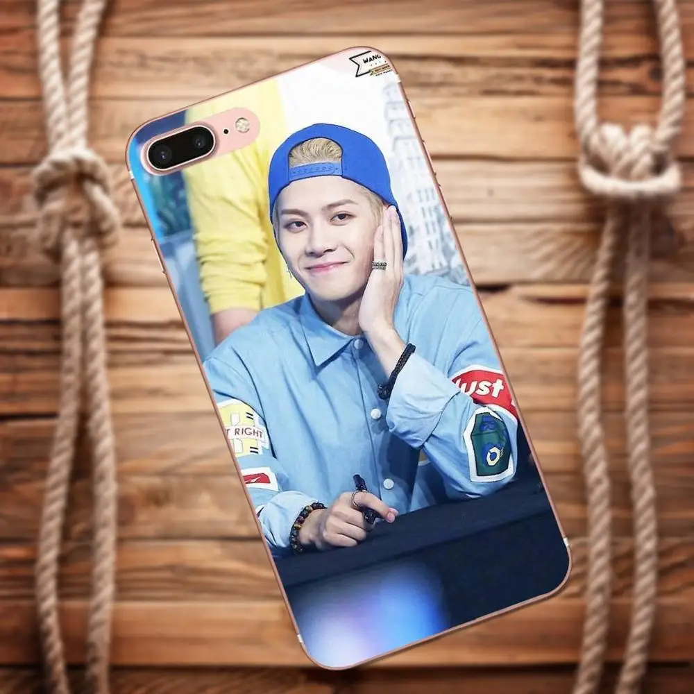 Vvcqod получили Kpop Джексон Мягкие TPU Капа чехол для huawei G8 Honor 5C 5X6X7 8 9 Y5II Коврики P7 P8 P9 P10