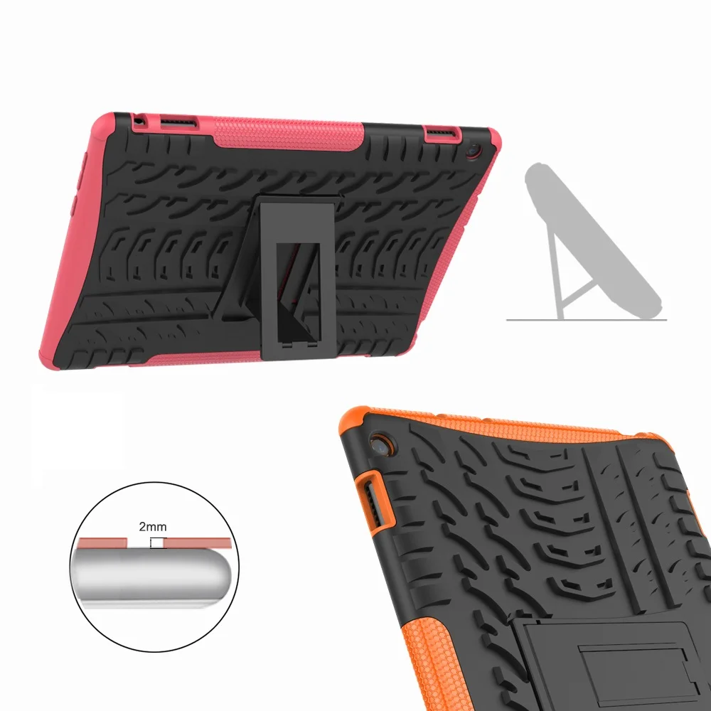 Сверхмощный броня для huawei MediaPad M3 Lite 10 BAH W09 AL00 чехол PC + TPU подставка противоударный