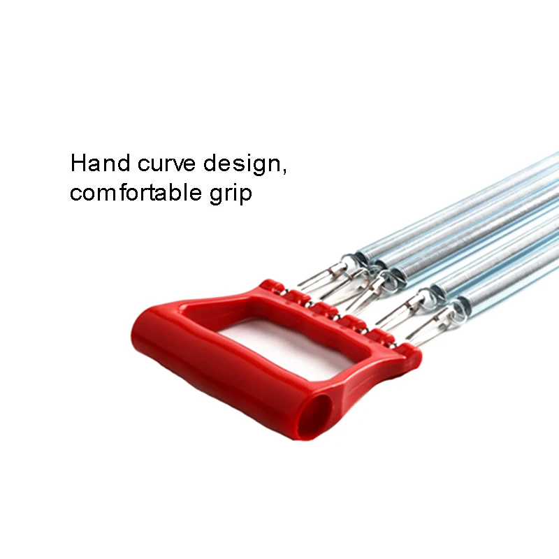 Chest Arm Expander Plastic Handle Hand Gripper Pull Bar Weight Exerciser with 5 Springs FG66 |