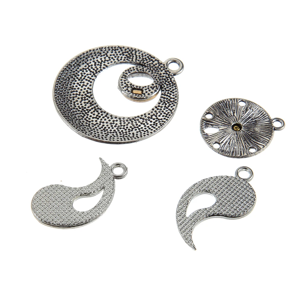 2018new charms сплетни Инь Ян Солнце Луна звезды цинка Подвеска из сплава для