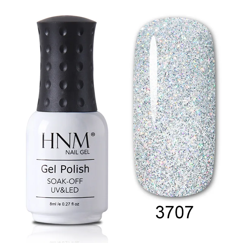 3707 HNM блеск 8 мл УФ-гель для ногтей Bling Painting Gellak Полупостоянный Гибридный лак Lucky лак светодиодный гель лак - Цвет: 3707