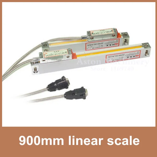 

Free Shipping High Accuracy linear scale 0.005mm / 0.0002" 5V TTL 900mm glass scale linear encoder for CNC boring lathe