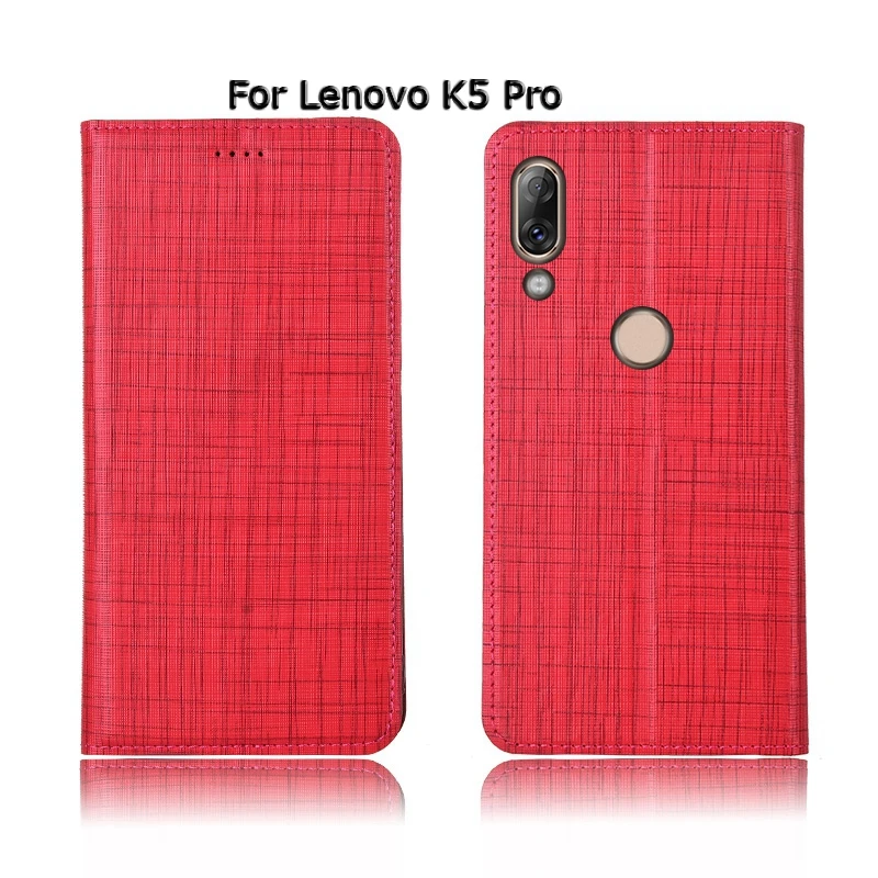 Чехол-книжка ручной работы из натуральной кожи для lenovo K5 S5 K5s Pro Play K520 с магнитной подставкой