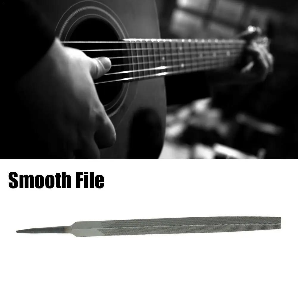 Гладкий угловой напильник для ладов 3-Corner Fret туалетный файл для ремонта гитары инструмент ручной инструмент запчасти прочный высокое качество