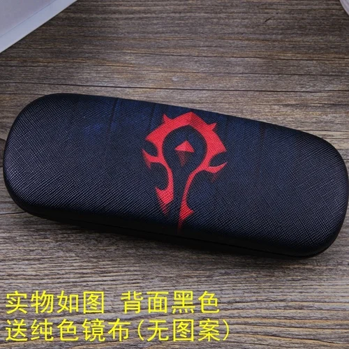 Z4 Чехол для очков с изображением игры Blizzard World of Warcraft для мужчин и женщин, кожаный футляр для очков с изображением героев мультфильмов для мальчиков и девочек, студенческий Чехол для очков - Цвет: Z4