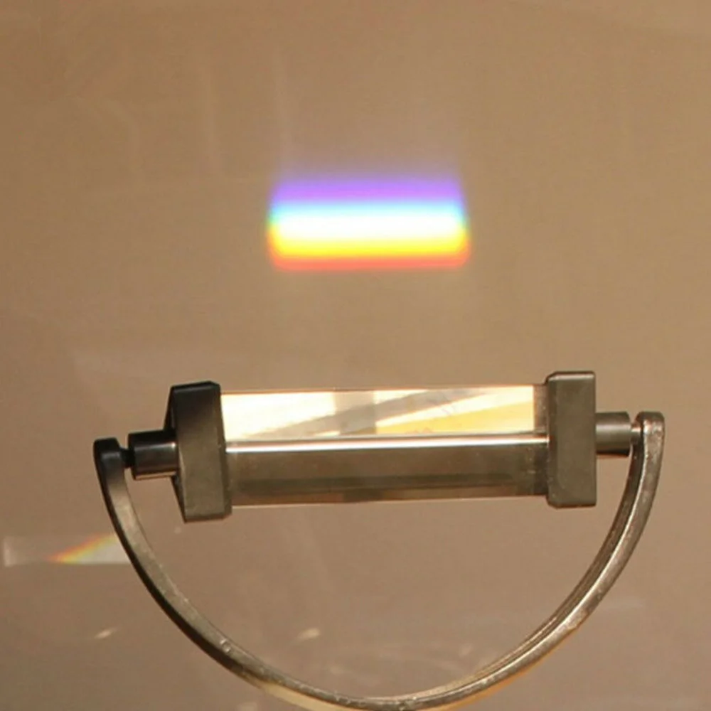 

Crystal Glass Triple Triangular Equilateral Prism Physics Teach Light Spectrum