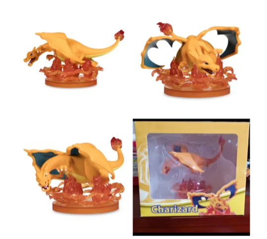 Милый аниме Charizard фигурка GK модель украшения игрушки|Игровые фигурки и