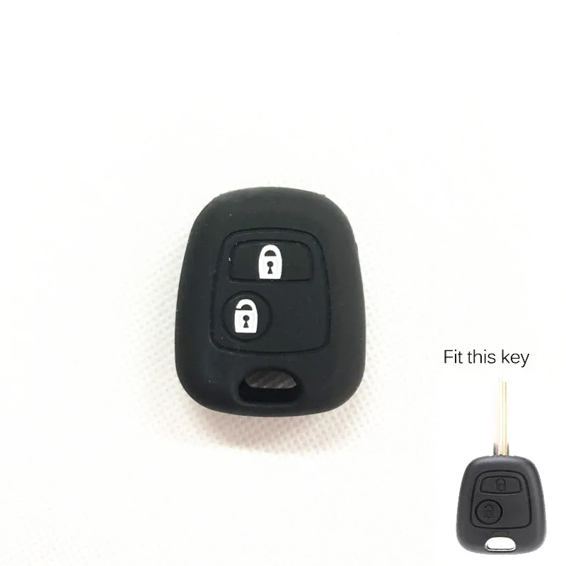 Силиконовый чехол для ключей от машины peugeot 206 307 207 408 Citroen C2 C3 C4 Иран Toyota кожи