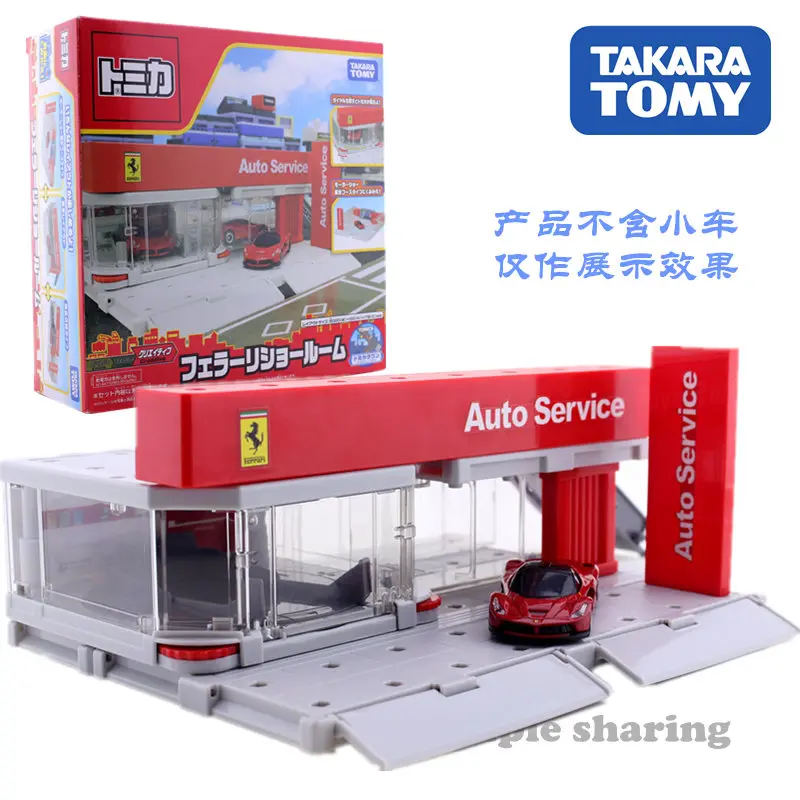 Takara TOMY TOMICA Авто сервис строительство город модель комплект литья под давлением развивающие игрушки забавные Волшебные Детские Куклы Горячая Поп Детские игрушки плесень