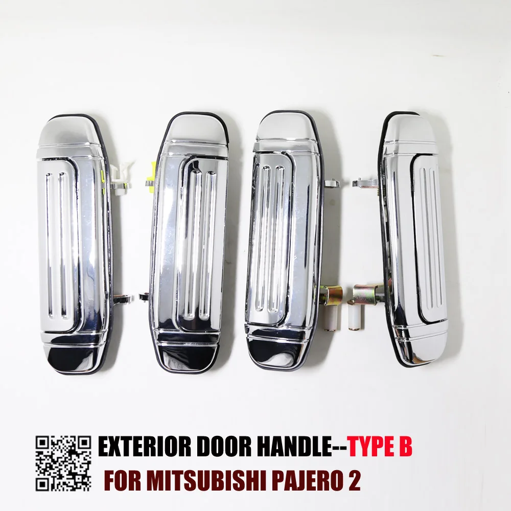 Хромированная дверная ручка для Mitsubishi Pajero 2 аксессуары V31 V32 V33 V43 V44 V45 V46 1991-1998 1996 1998