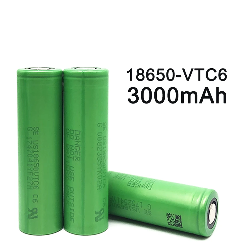 18650 VTC6 3,7 V 3000mAh литий-ионная аккумуляторная батарея для sony US18650 VTC6 батарея электронная сигарета фонарик