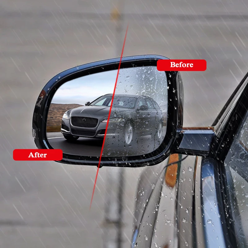 

2PCS Car Waterproof Anti Fog Film Rearview Mirror Film Sticker Window Clear Sticker For Jaguar XF 2008-2019 Car Accessory