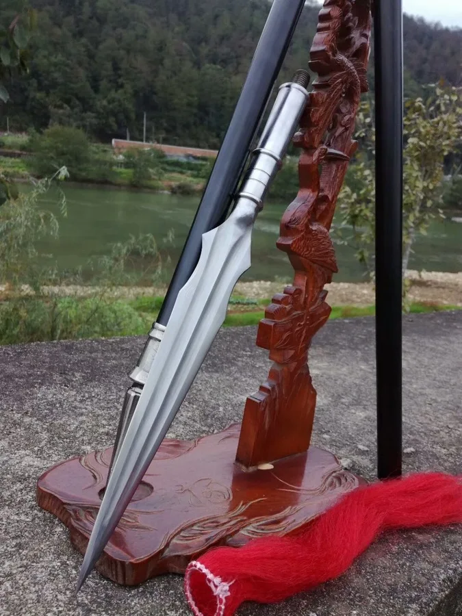 Высококачественный WUSHU Broadsword DaDao острый меч 1095 клинок из марганцевой стали|blade