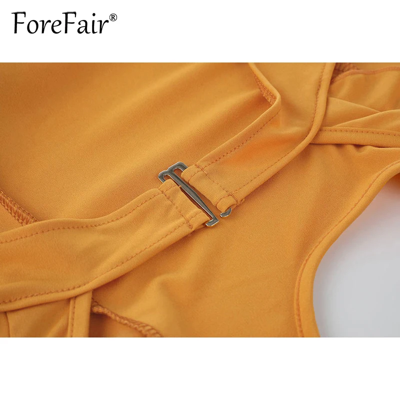 Forefair сексуальное платье с открытой спиной 2019 женские летние платья Vestidos женский