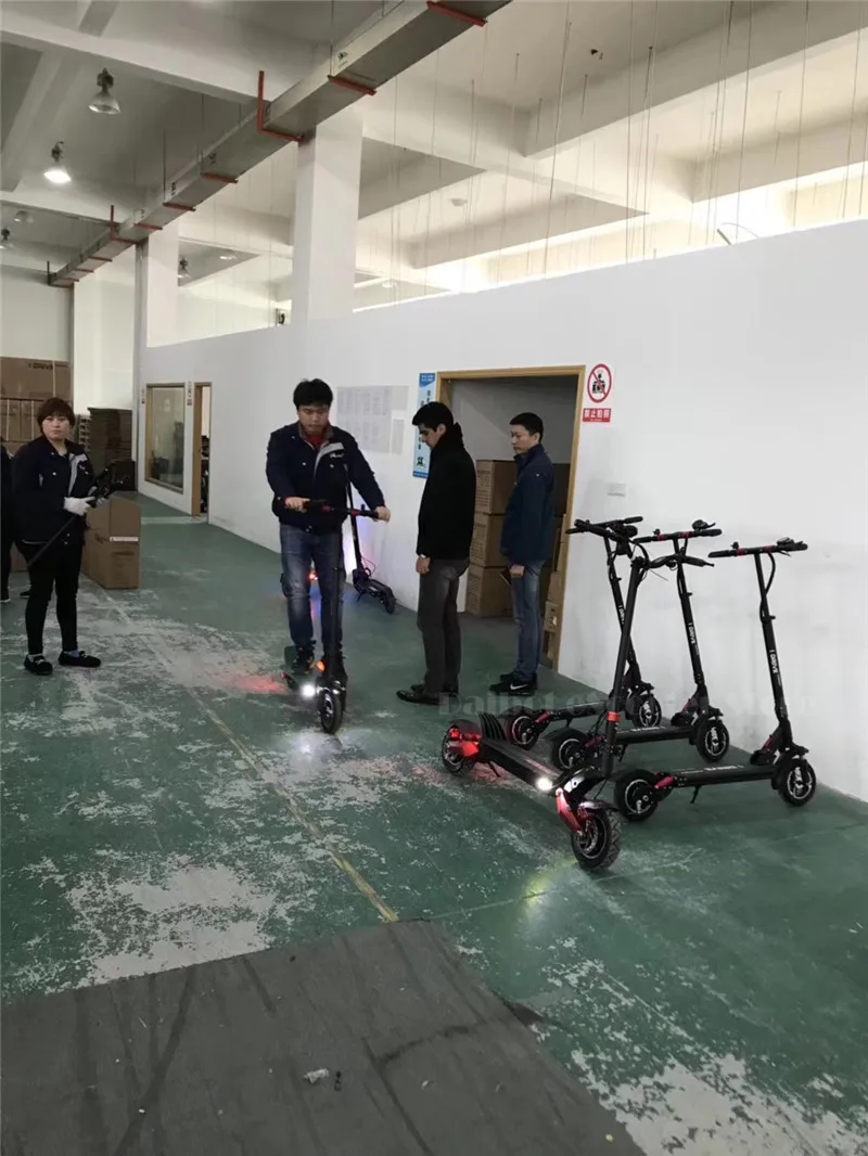 Daibot внедорожный электрический скутер 2 колесных электрических скутеров с двойным приводом 1000 Вт 10 дюймов 52 в 65 км/ч Электрический самокат для взрослых