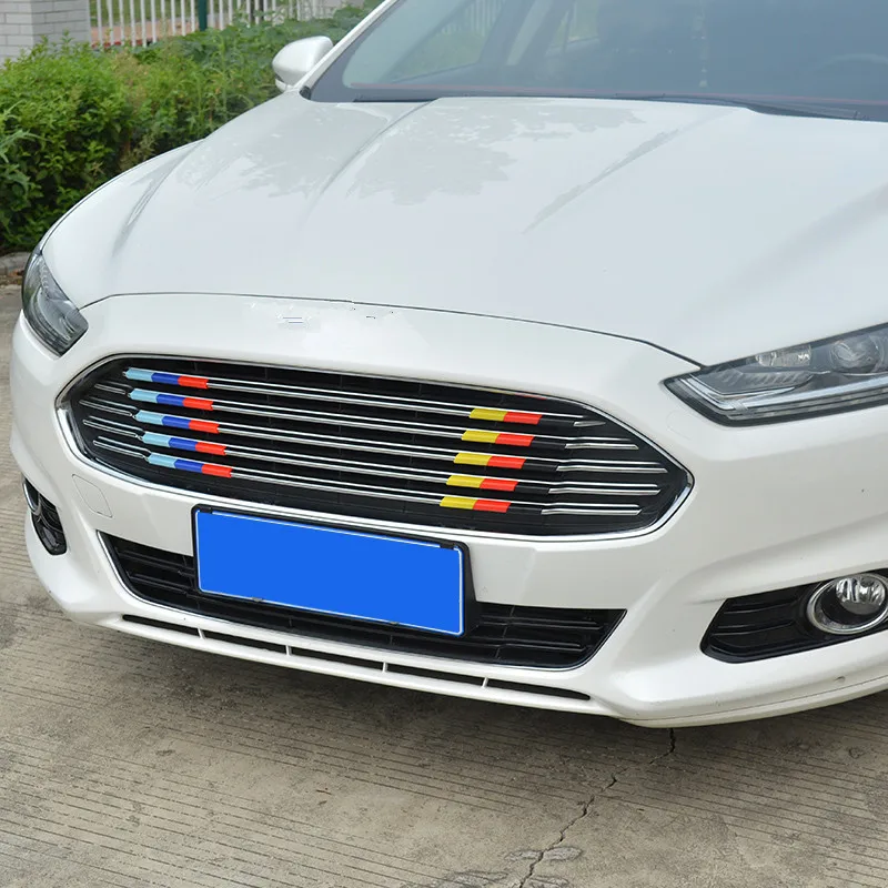 ABS 3 цвета смешанные решетки Декоративные наклейки для Ford Mondeo 2015 2017 Z2CA483|mixed