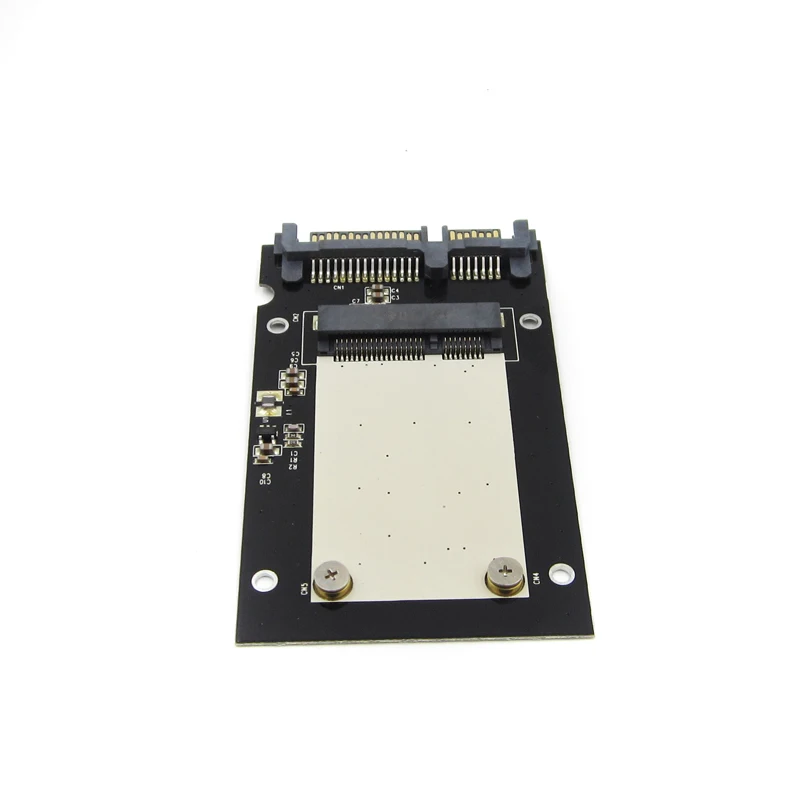 Новый 50 мм Маленькая плата mSATA SSD до 2 5 &quotSATA диск конвертер адаптер для Windows2000/XP/7/8/10