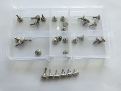 30 шт. M2 винты с накатанной головкой выше ручные Скручивающиеся фиксирующие